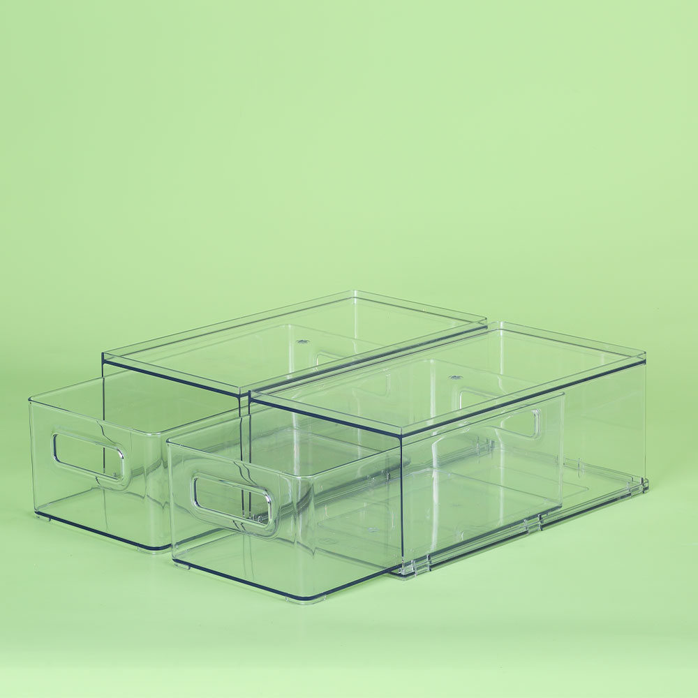 Kühlschrank-Aufbewahrungsboxen aus Kunststoffstreifen